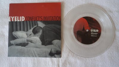 eyelid - conflict's invitation (1999, indecision records) [clear vinyl, limited to 244]