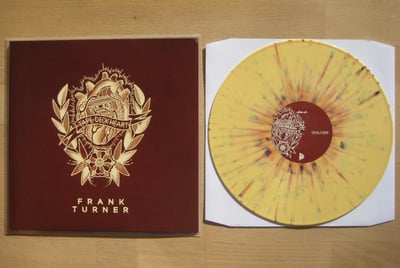 Frank Turner: Tape Deck Heart (Xtra Mile Recordings & Polydor Records 2013 / yellow w/ brown splatter / 180g / EU)