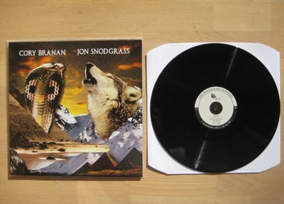 Jon Snodgrass / Cory Brannan: Split (Hometown Caravan Records 2013 / black / insert / download code / book mark / sticker) 500