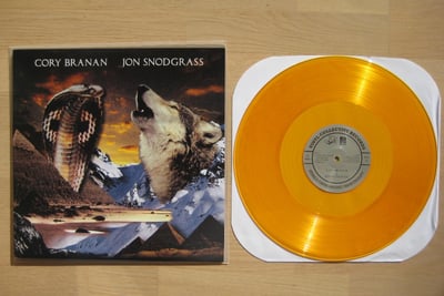 Jon Snodgrass / Cory Brannan: Split (Suburban Home Records & Vinyl Collective 2011/ suncolored / insert / download code) /500