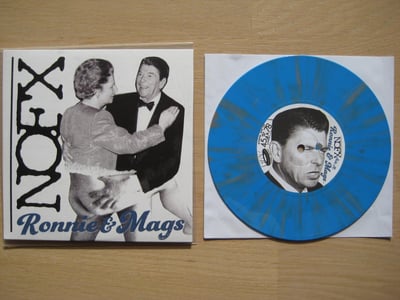 NOFX: Ronnie & Mags (Fat Wreck Chords 2012 / blue w/ grey splatter) /1,008