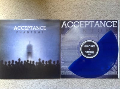 Acceptance - Phantoms (1st Press, Half Clear/ Half Royal Blue /200) Bad Timing Records