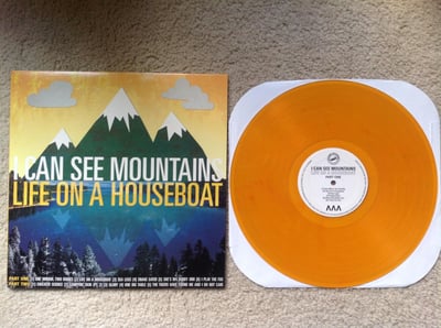 I Can See Mountains - Life On A Houseboat (1st Press, Gold /100) Panic Records