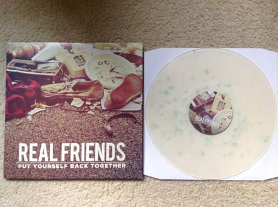 Real Friends - Put Yourself Back Together (1st Press, Clear W/ Blue Splatter /800) Glamour Kills