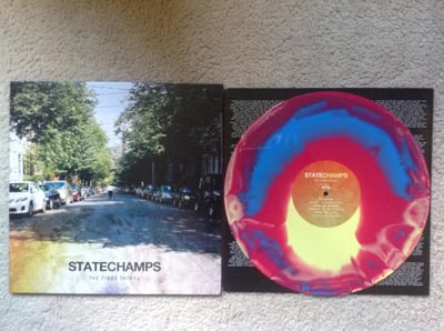 State Champs - The Finer Things (1st Press, Pink/Yellow/Cyan Blue Smash /700) Pure Noise Records
