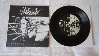 jihad / inourselves - split (checker records) [black vinyl]