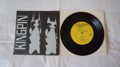 kingpin - holding tomorrow (1991, suburban voice records) [black vinyl]