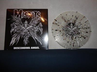 MISFITS: Descending Angel (1st press on clear vinyl w/ black & white splatter)