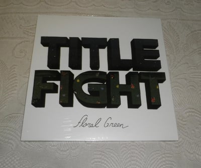 Title Fight - Floral Green (black) (gatefold + slide-in)