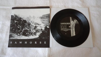 sawhorse - self-titled (1992, ebullition records) [black vinyl]