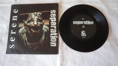 separation / serene - split (1997, genet records) [black vinyl]