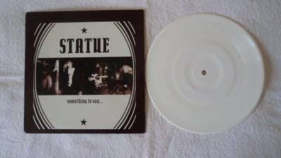 statue - something to say... (1990, ambassador records) [white vinyl]