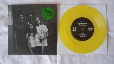 terrible feelings - blank heads (2011, erste theke tontrÃ¤ger) [yellow vinyl, 2nd press, limited to 500]