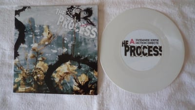 the process / rentokiller ‎- split (2008, osk records) [white vinyl]