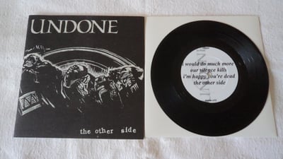 undone - the other side (1996, stonehenge records) [black vinyl, limited to 1537]