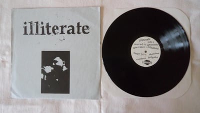 v\a - illiterate (1995, ebullition records) [black vinyl]