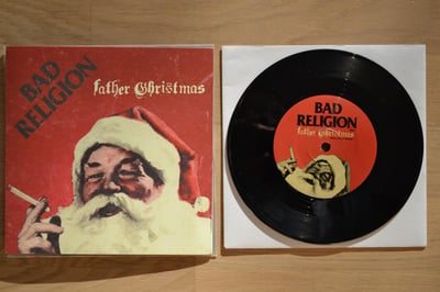 Bad Religion: Father Christmas (Epitaph Records 2013 / black / etched B-side)