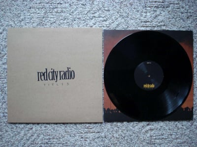 Red City Radio - Titles (Black) Silk Screen Cover /50