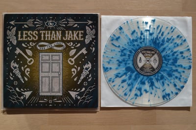 Less Than Jake: See The Light (Fat Wreck Chords 2013 / clear w/ blue splatter / lyric sheet / download code) /500