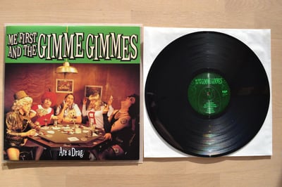 Me First And The Gimme Gimmes: Are A Drag (Fat Wreck Chords 1999 / black / insert / 2nd press)