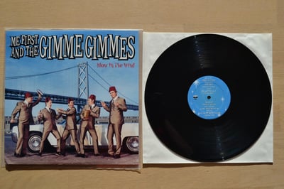 Me First And The Gimme Gimmes: Blow In The Wind (Fat Wreck Chords 2001 / black / insert)