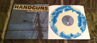 Handguns - Don't Bite Your Tongue | Cyan Blue | 200 Copies | Pure Noise Records