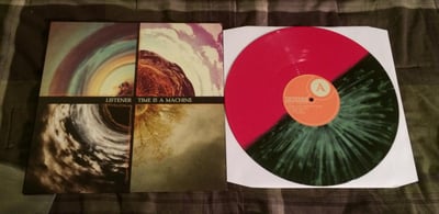 Listener - Time Is A Machine | Hot Pink and Clear Olive Green w/ Mint Green Splatter | 250 Copies | Self Released