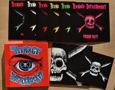 Teenage Bottlerocket - Boxset basic edition (Clearview Records, Red Scare Industries & Fat Wreck Chords 2013 / 6xLP + 2xLP / song book) /1,000