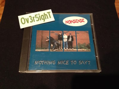 Nonsense - Nothing Nice To Say? (2000) S.I.D Records