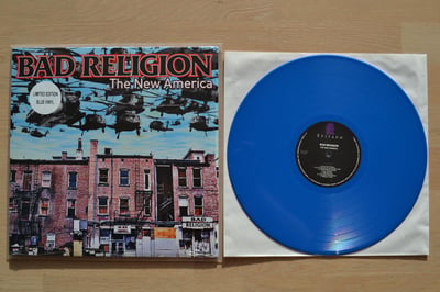 Bad Religion: The New America (Epitaph Europe 2000 / blue / lyric sheet / repress) /500