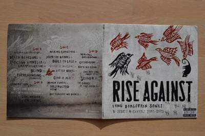 Rise Against: Long Forgotten Songs - B-Sides & Covers 2000 - 2013 2xLP (Interscope Records 2013 / clear / gatefold / download code) /300