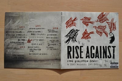 Rise Against: Long Forgotten Songs - B-Sides & Covers 2000 - 2013 2xLP (Interscope Records 2013 / red / gatefold / signed CD booklet / download code) /500