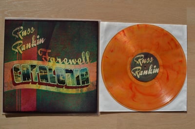 Russ Rankin: Farewell Catalonia (Paper + Plastick Records 2012 / red and yellow mix / lyric sheet) /280