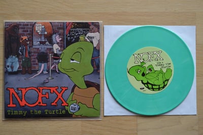 NOFX: Timmy The Turtle (Fat Wreck Chords 1999 / mint aqua) /9,537