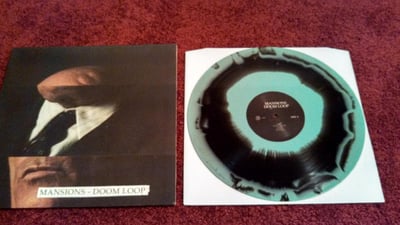 Mansions- Doom Loop (Black/Green Swirl)/1000 First Pressing