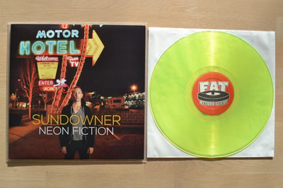 Sundowner: Neon Fiction (Fat Wreck Chords 2013 / neon / lyric sheet / Fat store exclusive / download code) /106