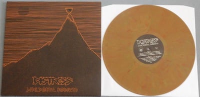 Distress - Life,Death...Rebrith | Halvfabrikat/Total Punk/Rawmantic Disasters/Up The Punx, halvlp-69/tp-28/rd-19/utp-12 | brown