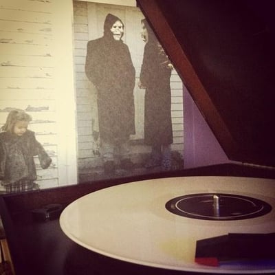 Brand New - "The Devil And God Are Raging Inside Of Me" (white, marble, gold)