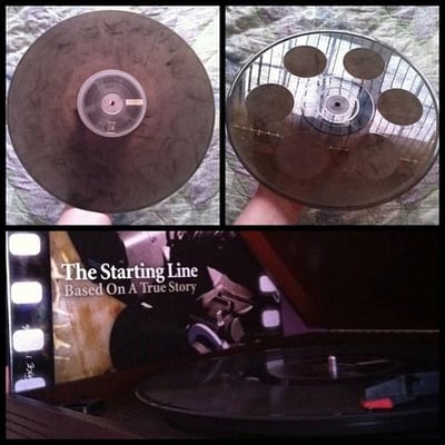 Starting Line, The - "Based on a True Story" ("clear with black smoke")