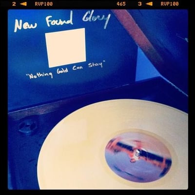 New Found Glory - "Nothing Gold Can Stay" (gold)