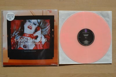 Bad Religion: No Substance (Epitaph Europe 1998 / crystal pink / lyric sheet / repress) /1,000