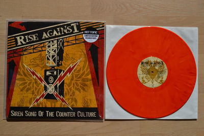 Rise Against: Siren Song For The Counter Culture (Geffen Records 2004 / red with yellow swirl / 180g / repress) /2,000