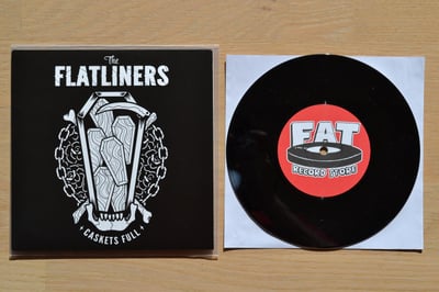The Flatliners: Caskets Full (Fat Wreck Chords 2013 / black w/ white blob / FAT store exclusive) /100