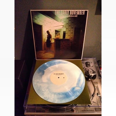 The Early November - The Room's Too Cold (Second Press: White/Baby Blue Starburst /750)