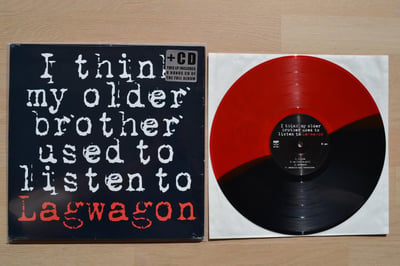 Lagwagon: My Older Brother Used To Listen To Lagwagon (Fat Wreck Chords 2008 / red/black split / CD) /548
