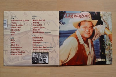 Lagwagon: Putting Music In Its Place #3: Hoss 2xLP (Fat Wreck Chords 2011 / brown &amp; tan / lyric sheet / gatefold) /519