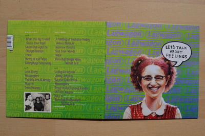 Lagwagon: Putting Music In Its Place #5: Let's Talk About Feelings 2xLP (Fat Wreck Chords 2011 / pink &amp; mint green / lyric sheet / gatefold) /519