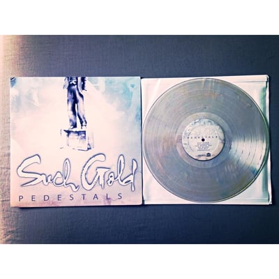 Such Gold - Pedestals - 1st Press - Clear w/White/Orange/Blue Marble - /600 - 6131 Records