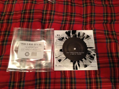 Stay Ahead Of The Weather///The Wonder Years - Punk Is Dead. Get A Job. (Clear w/ Black Splatter /500)