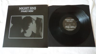 night sins - new grave (2012, avant! records) [black vinyl]